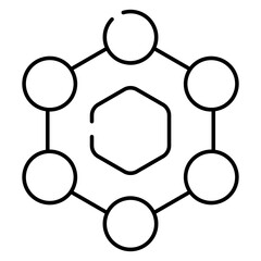 A trendy vector design of chemical structure