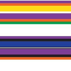 Double Rainbow Striped seamless pattern design
