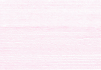 ピンクの手描き凸凹線