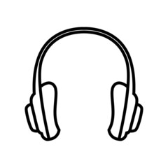 Headphone icon vector. earbuds illustration sign. music symbol. audio logo.