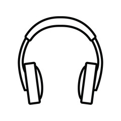 Headphone icon vector. earbuds illustration sign. music symbol. audio logo.