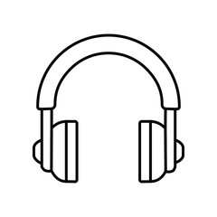 Headphone icon vector. earbuds illustration sign. music symbol. audio logo.
