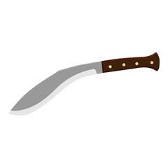 Machete vector isolated on white background