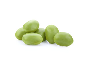 edamame beans isolated on white background