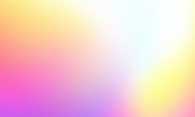 Abstract pastel holographic blurred grainy gradient background texture. Colorful digital grain soft noise effect pattern. Lo-fi multicolor vintage retro design.