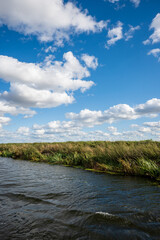 Fenland sky near March, Canbridgeshire as seen from a narrow boat. No.2