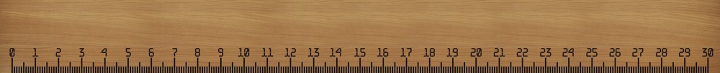 Website banner, wooden ruler.