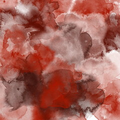 Watercolour Background Abstract Red 