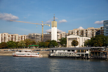 Budapest Stadtansicht von der Donau aus