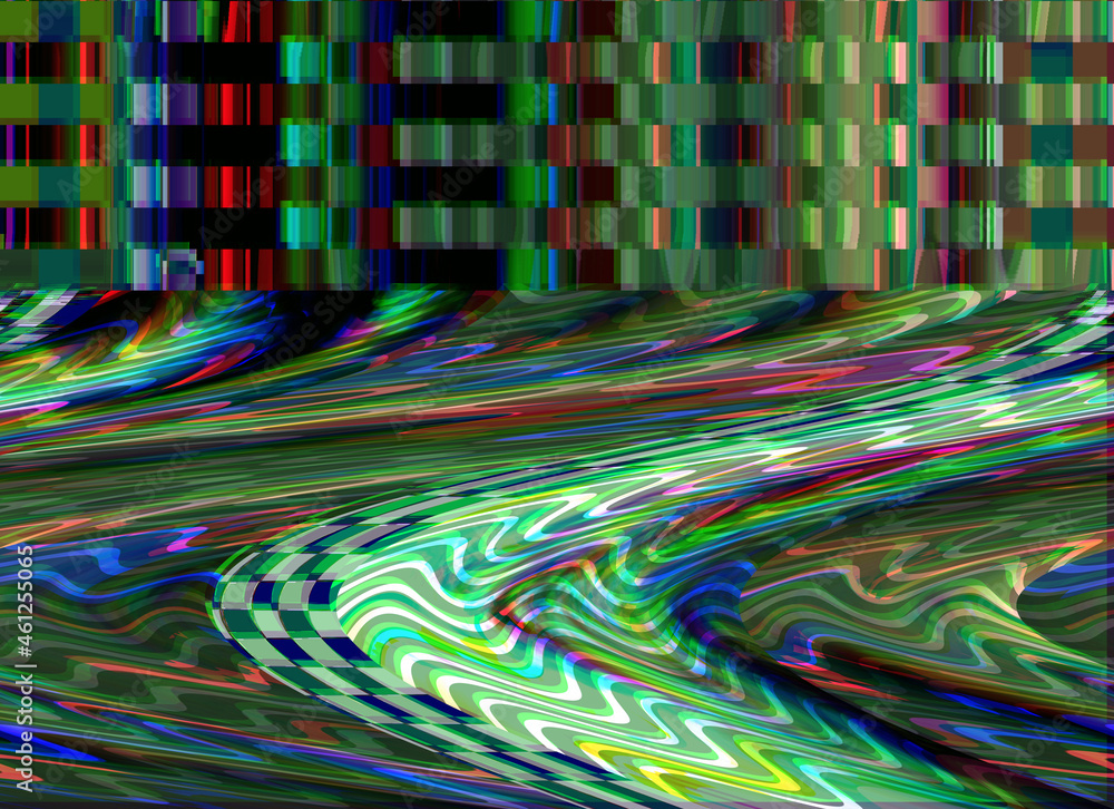 Poster tv noise glitch background computer screen error digital pixel noise abstract design photo glitch te