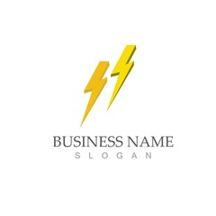 flash thunderbolt logo template