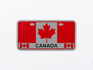 Fridge magnet isolated on white background - Canada