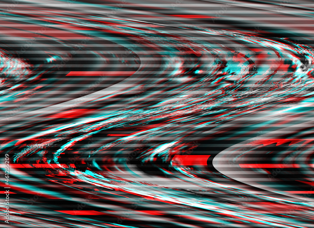 Aufkleber noise glitch background grunge photo computer screen error digital pixel noise abstract design photo