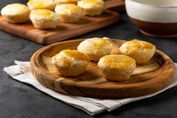 Empada or empadinhas, a traditional Brazilian snack of frago.