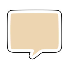Naklejka premium Speech bubble sticker