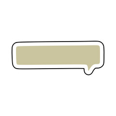Speech bubble sticker