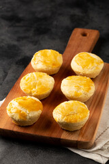 Empada or empadinhas, a traditional Brazilian snack of frago.