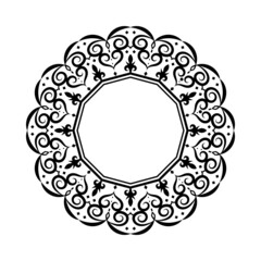 Mandala vector art illustration
