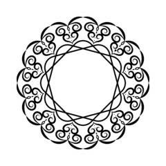 Mandala vector art illustration