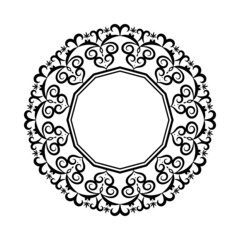 Mandala vector art illustration