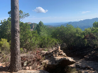 Fototapeta premium Cairn GR20 Corse
