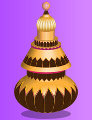 Traditional lantern of sleeping room