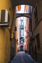 Beautiful Streets in Alassio, Italy
