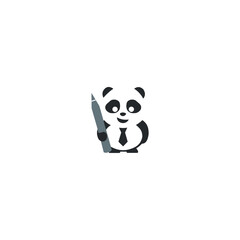 Panda logo design