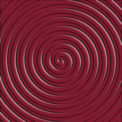 Embossed spiral Background - 3d illustration.