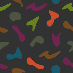 Camouflage pattern background Cartoon abstract modern kids design Leaves stone logo icon Children's military style Fashion print clothes apparel greeting invitation card banner badge poster flyer ad