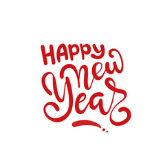 Merry Christmas hand Lettering  Inscription to winter holiday design, Calligraphic. Christmas Xmas and Happy New Year Greeting Card, banner.