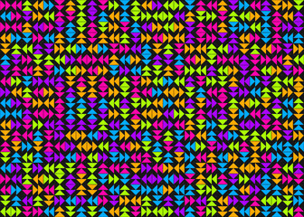 Abstract Geometric Pattern generative computational art illustration