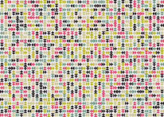 Abstract Geometric Pattern generative computational art illustration