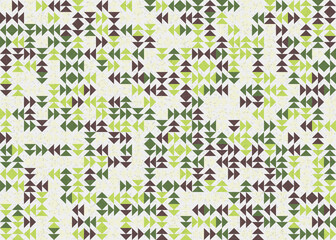 Abstract Geometric Pattern generative computational art illustration