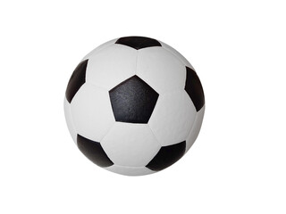 Fototapeta premium Soccer ball on a white background for a sports team