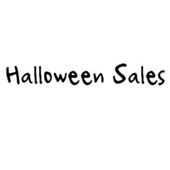 Halloween sales font text 