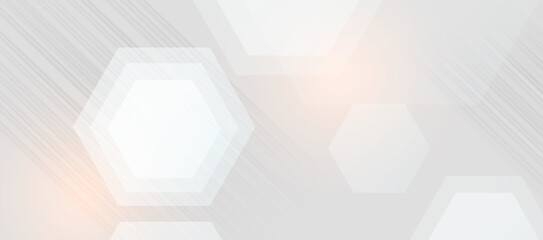 Fototapeta premium Abstract Technology polygonal design. hexagon background. Digital futuristic
