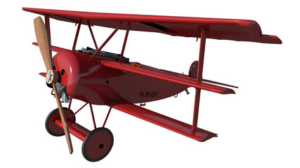 Airplane plane 2- Perspective F view white background 3D Rendering Ilustracion 3D