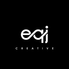 EQJ Letter Initial Logo Design Template Vector Illustration