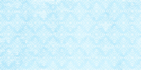 Winter blue background. Horizontal banner.