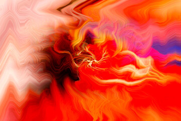 Beautiful Waves. Abstract Illustration. Abstract Background