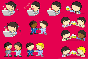 ビジネスマンセット