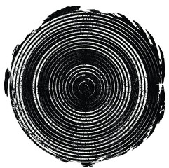 Fototapeta premium Logo with lines in grunge textured .Unusual icon design .Black vector stripes .Geometric shape.