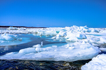 Obraz premium 流氷