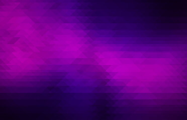 Obraz premium abstract tiangle pattern background in gradient black, blue, purple, violet, pink color. abstract retro pattern of geometric shapes. colorful gradient mosaic backdrop. rumpled triangular background.