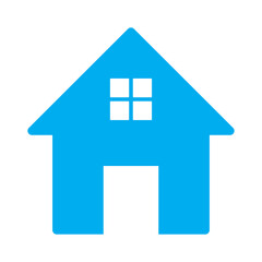 House icon vector isolated on white background. Trendy house icon in flat style. Template for app, ui and logo. Icon house for your web site. Modern house icon, EPS 10