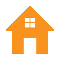 House icon vector isolated on white background. Trendy house icon in flat style. Template for app, ui and logo. Icon house for your web site. Modern house icon, EPS 10