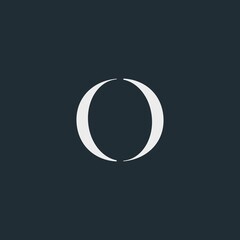 Modern creative monogram initials O Logo Design