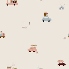 modern boho hygge minimalism. merry christmas and new year. winter stickers for design. vector set of christmas elements.