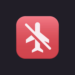 Obraz premium No Flight - Sticker